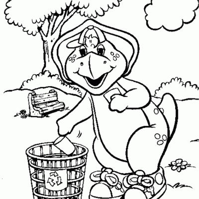 Ourcoloringpage Barney 42