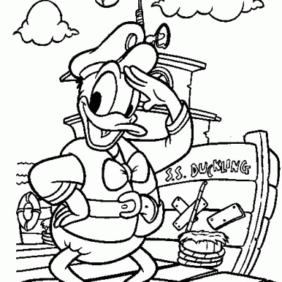 Ourcoloringpage Donald Duck 14