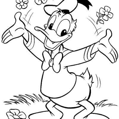 Ourcoloringpage Donald Duck 17