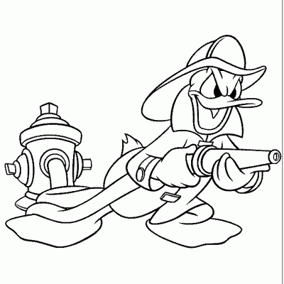 Ourcoloringpage Donald Duck 18