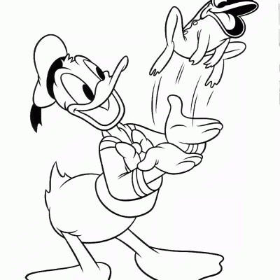 Ourcoloringpage Donald Duck 1