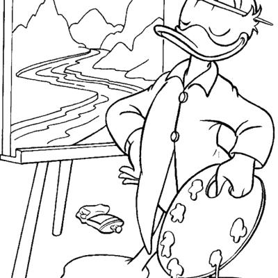 Ourcoloringpage Donald Duck 42