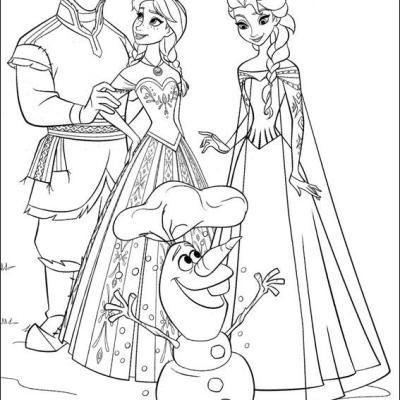 Ourcoloringpage Frozen 1