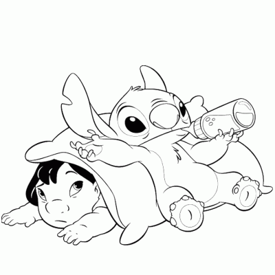 Ourcoloringpage Lilo And Stich 3