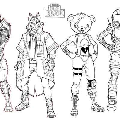Ourcoloringpage Fortnite 1