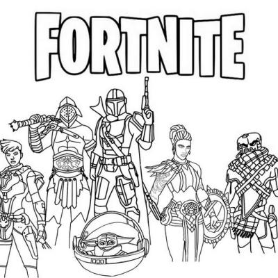 Ourcoloringpage Fortnite 7