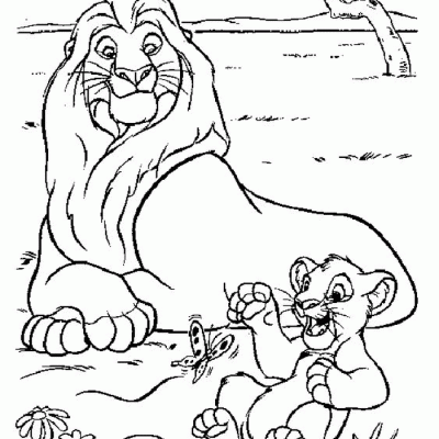 Ourcoloringpage Lion King 2