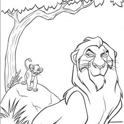 Ourcoloringpage Lion King 34