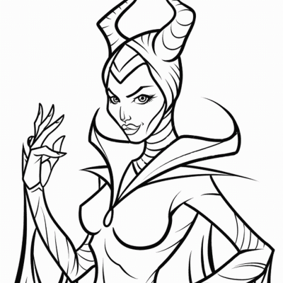 Ourcoloringpage Maleficent 12