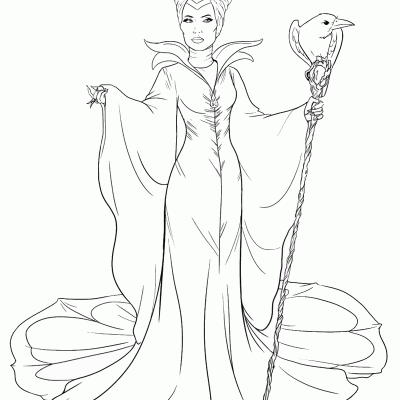 Ourcoloringpage Maleficent 3