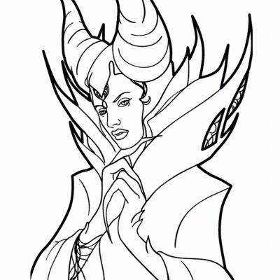 Ourcoloringpage Maleficent 5