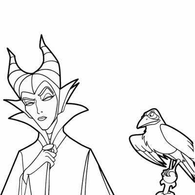 Ourcoloringpage Maleficent 8