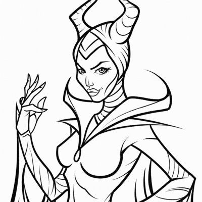 Unleash Your Creativity with Maleficent Coloring Pages: Color the Enchanting World of Disney's Mistress of Evil!