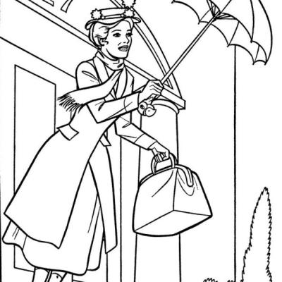 Ourcoloringpage Mary Poppins 14