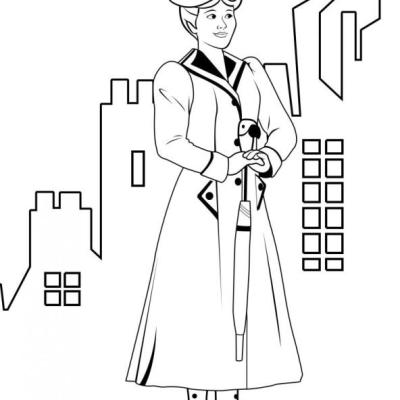 Ourcoloringpage Mary Poppins 6