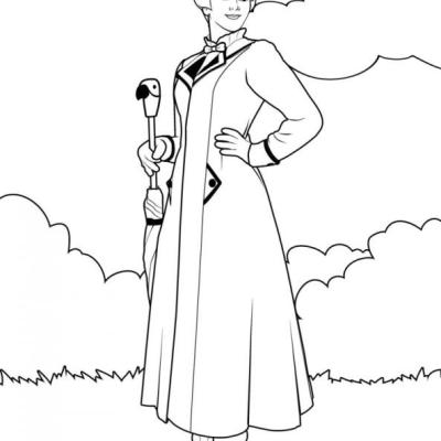 Ourcoloringpage Mary Poppins 9