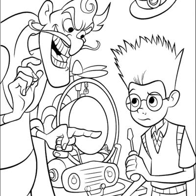Explore the Futuristic World of Meet the Robinsons with Printable Coloring Pages