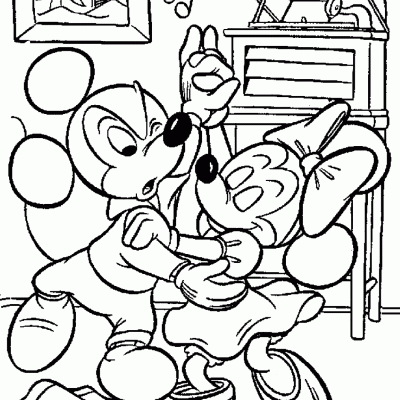 Ourcoloringpage Mickey And Minnie 18