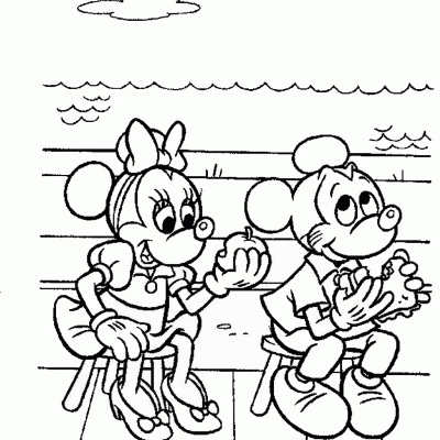 Ourcoloringpage Mickey And Minnie 45
