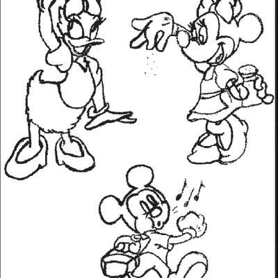 Ourcoloringpage Mickey And Minnie 49