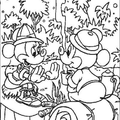 Ourcoloringpage Mickey And Minnie 7