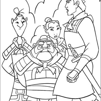 Ourcoloringpage Mulan 10