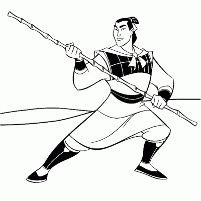 Ourcoloringpage Mulan 12