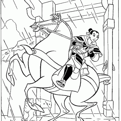 Ourcoloringpage Mulan 14