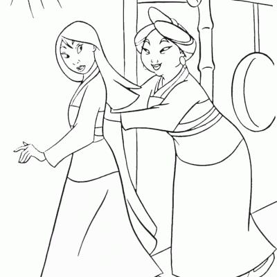 Ourcoloringpage Mulan 17