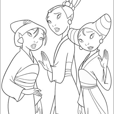 Ourcoloringpage Mulan 1