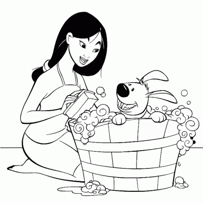 Ourcoloringpage Mulan 29