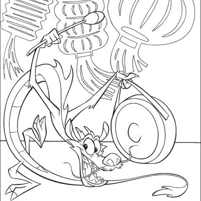 Ourcoloringpage Mulan 33