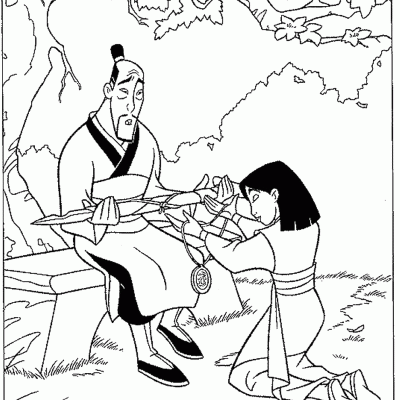 Ourcoloringpage Mulan 34