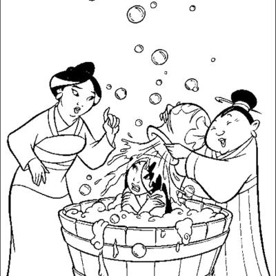 Ourcoloringpage Mulan 35
