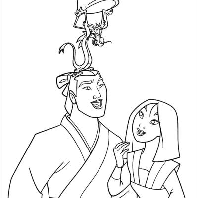 Ourcoloringpage Mulan 5