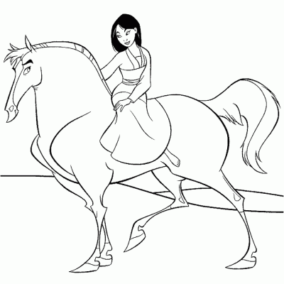 Ourcoloringpage Mulan 6