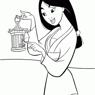 Ourcoloringpage Mulan 7