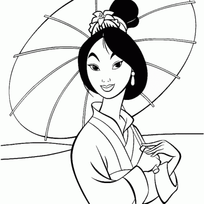Ourcoloringpage Mulan 8