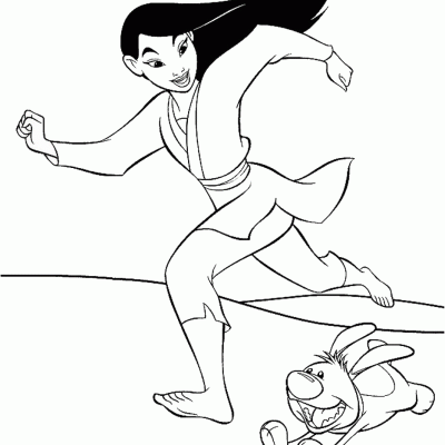 Ourcoloringpage Mulan 9