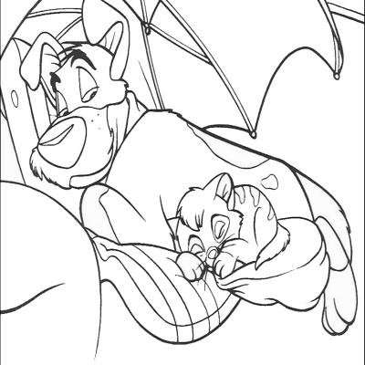 Ourcoloringpage Oliver And Company 7