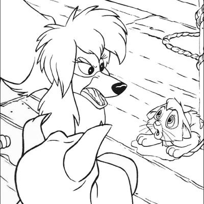 Ourcoloringpage Oliver And Company 8