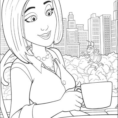Ourcoloringpage Bee Movie 14