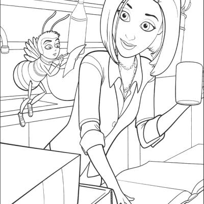 Ourcoloringpage Bee Movie 22
