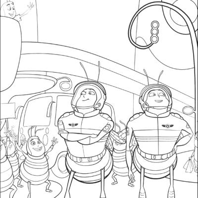 Ourcoloringpage Bee Movie 3