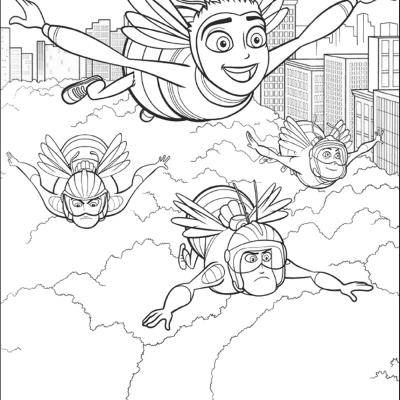 Ourcoloringpage Bee Movie 4