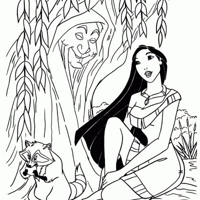 Ourcoloringpage Pocahontas 19