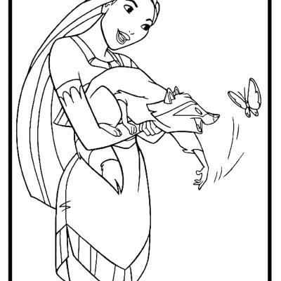 Ourcoloringpage Pocahontas 29