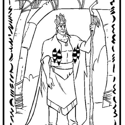 Ourcoloringpage Pocahontas 30