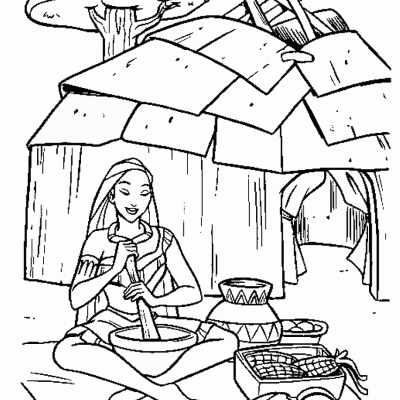 Ourcoloringpage Pocahontas 7