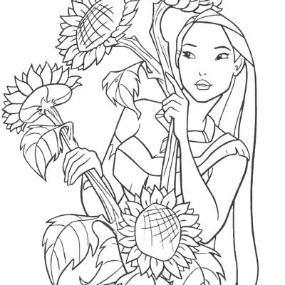 Ourcoloringpage Pocahontas 8